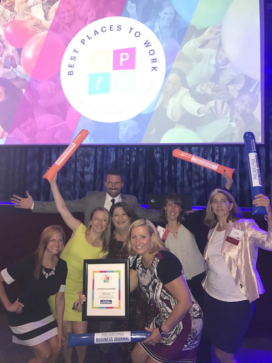 Scully Pride in full effect! Congrats to everyone! We are 2017 winner of the Best Places To Work Awards by the <a href="/PHLBizJournal/">Philadelphia Business Journal</a>! #PBJ2017BPTW