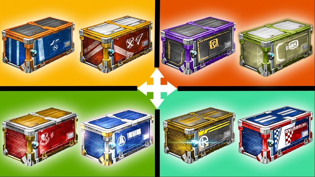 Jonsandman's tweet photo. Opening Every Rocket League Crate! Good luck everyone! https://t.co/t8Zi3m1PuP #EverySandmanCrate https://t.co/bYPkUqzugG