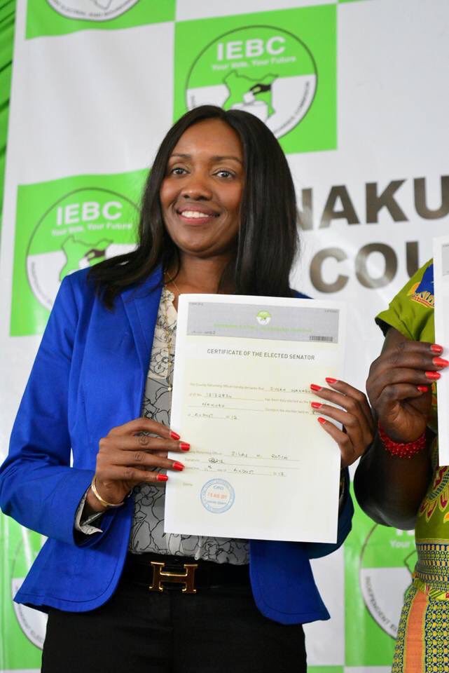 Thank You great people of Nakuru for the opportunity to serve as ur  Senator. Am overwhelmed by ur love &amp; support. I will not let you down.