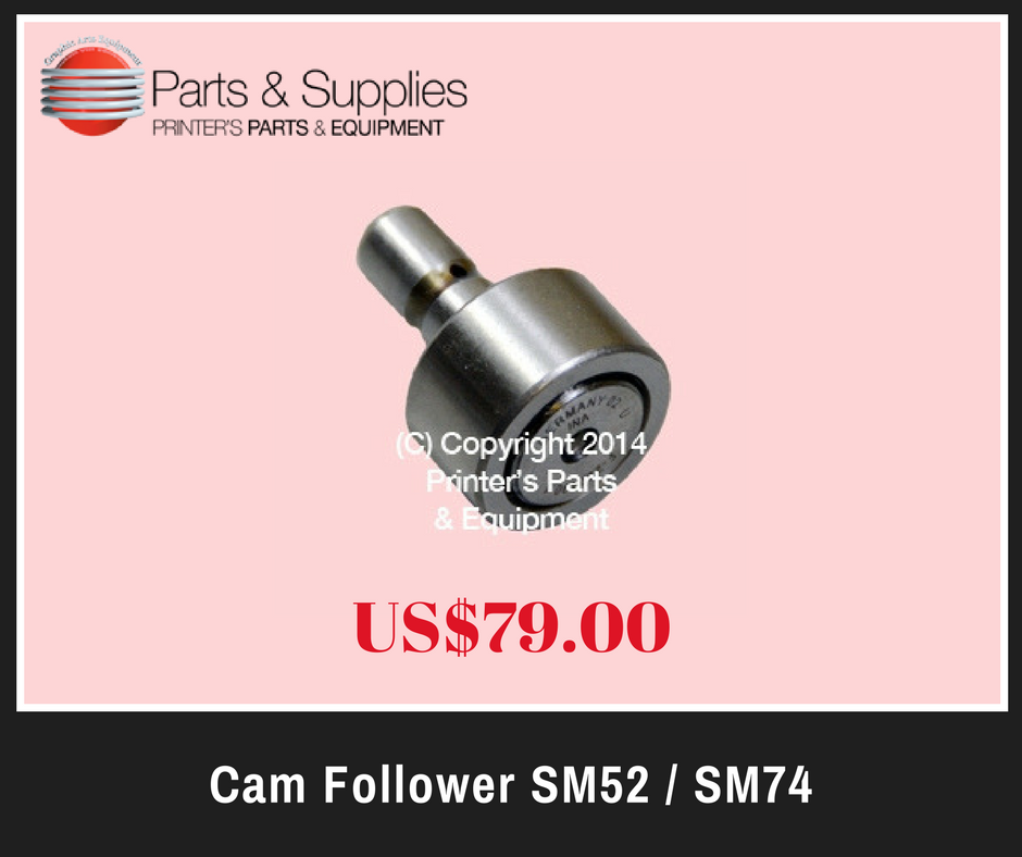 printerpartshop's tweet photo. Buy #Cam #Follower #SM52 / #SM74 at US$79.00, for more details call us on +1.800.268.6577 or visit us https://t.co/WZjP0r77pk #CamFollower https://t.co/ycJRr0ILUr