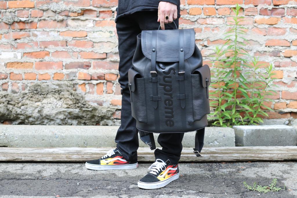 Supreme X Louis Vuitton Christopher Backpack In Black