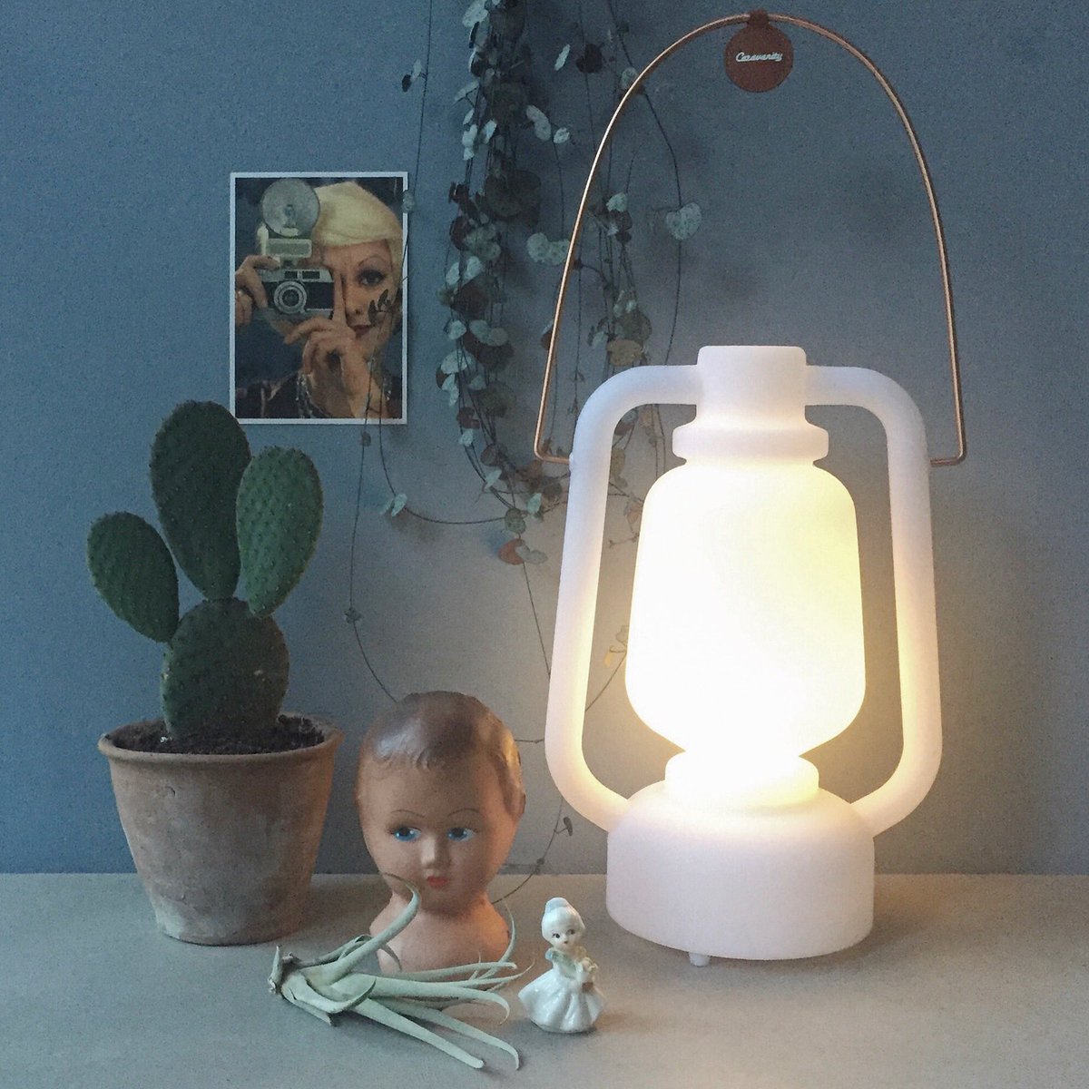 Blij met de nieuwe lamp Storm van #caravanity Kan best in huis zonder caravan.... Ben er blij mee! #qazqa