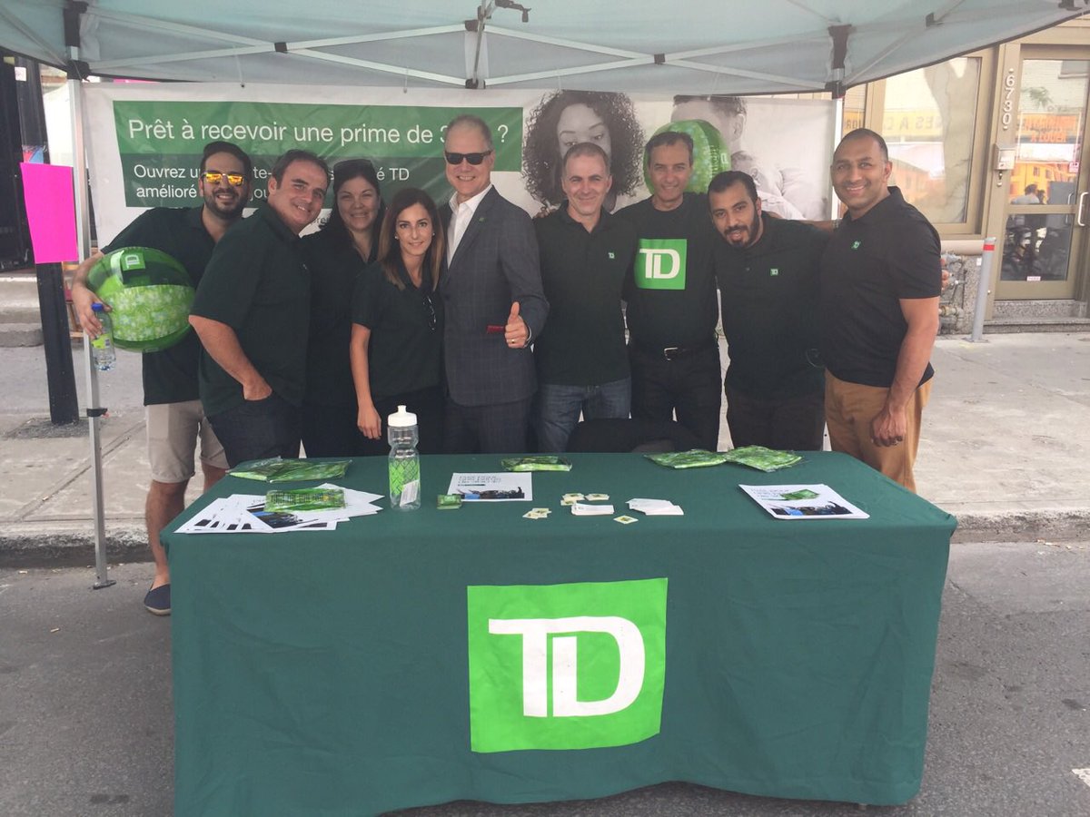TD @ Italian Week in little 🇮🇹 Come join us <a href="/elenarizzuto_TD/">Elena Rizzuto_TD</a> <a href="/AngeloDeSantis_/">Angelo De Santis</a> <a href="/DrewWawin_TD/">Drew Wawin</a> <a href="/pherozaustin/">Pheroz M. Austin</a> @SylvieDemers_TD