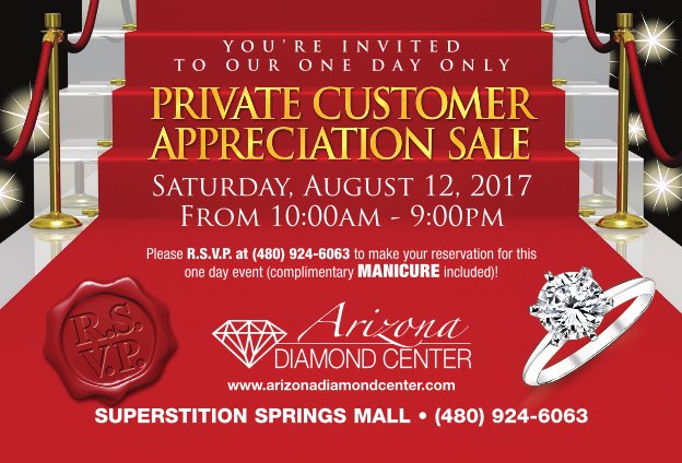 AzDiamondCenter's tweet photo. Our latest designs will be showcased tomorrow at our Superstition Mall location. Come join the fun! #jewelry https://t.co/EDOEjDn3nF