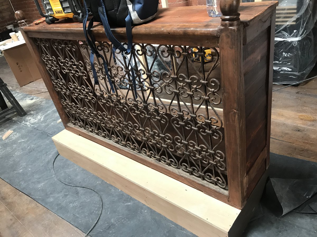 Evunarestaurant's tweet photo. Upstairs #barfront #remodelled #antique for #newrestaurant #evunamanchester #evunaknutsford https://t.co/HKHExlm6vK