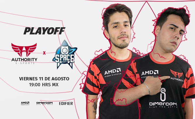 AuthorityES's tweet photo. Hoy jugamos semifinal vs #Space. 7 pm Mx ¡Vamos por todo para la final!
#FlyAuthority
#BePro @dimercom 
#DalePlay @EdifierMexico https://t.co/jUgDb0uqmC