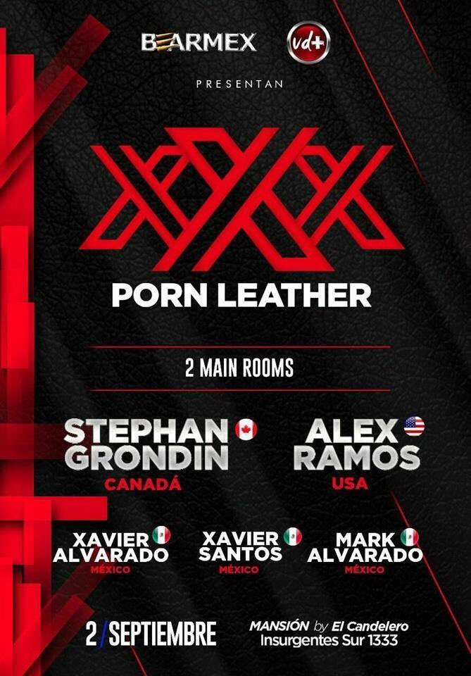 XXX PORN LEATHER 2 De Septiembre CD.MX. Presentan: <a href="/Bearmex/">Bearmex</a> &amp; <a href="/VDMas_CDMX/">VD+</a> BOLETOS: 5591982792