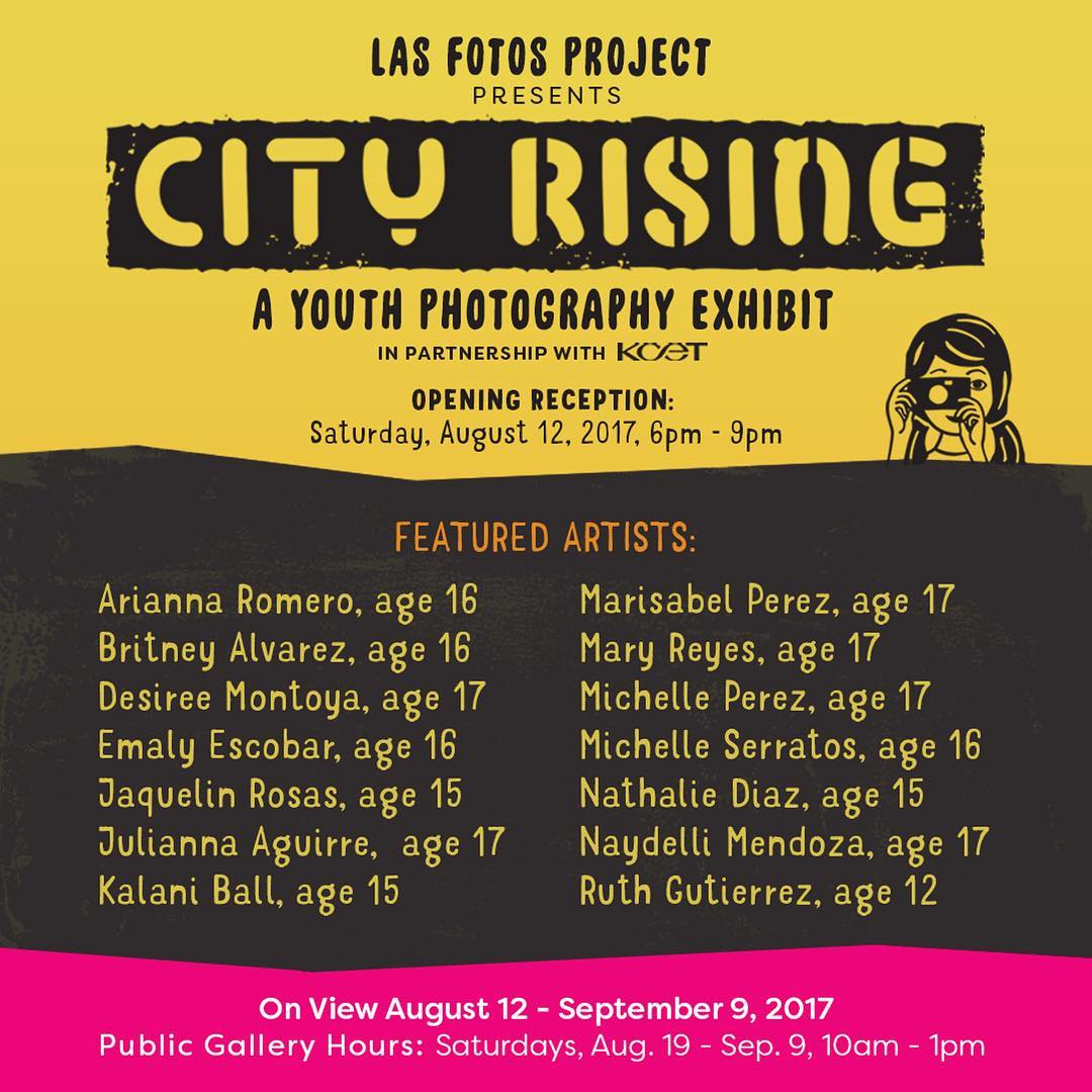 lasfotosproject's tweet photo. Sat. from 6 - 9pm - Opening Night of City Rising  - 14  teen girls examined #gentrification &amp; change in #BoyleHeights &amp; SouthLA @KCET https://t.co/OZgTfholiI