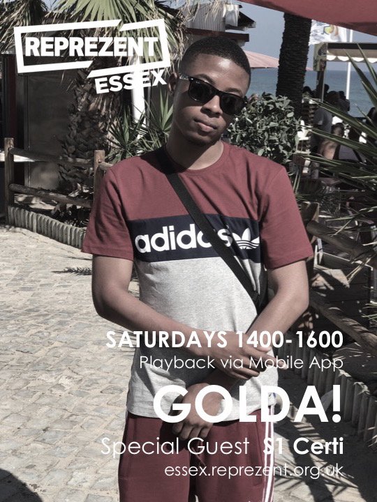 ReprezentEssex's tweet image. SATURDAYS = @GoldaKesse with new music + chat with this week's guest @S1Certi talking Road VS Rap and find out more about him &amp;amp; his music 💥📻