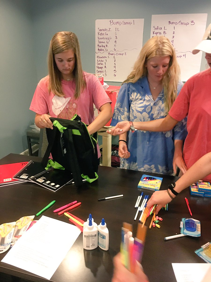 ZTA_bu's tweet photo. #WorkWeek17 and we bagged up school supplies for the Boys and Girls Club! #Service #SchoolSupplies https://t.co/7e158eqHXc