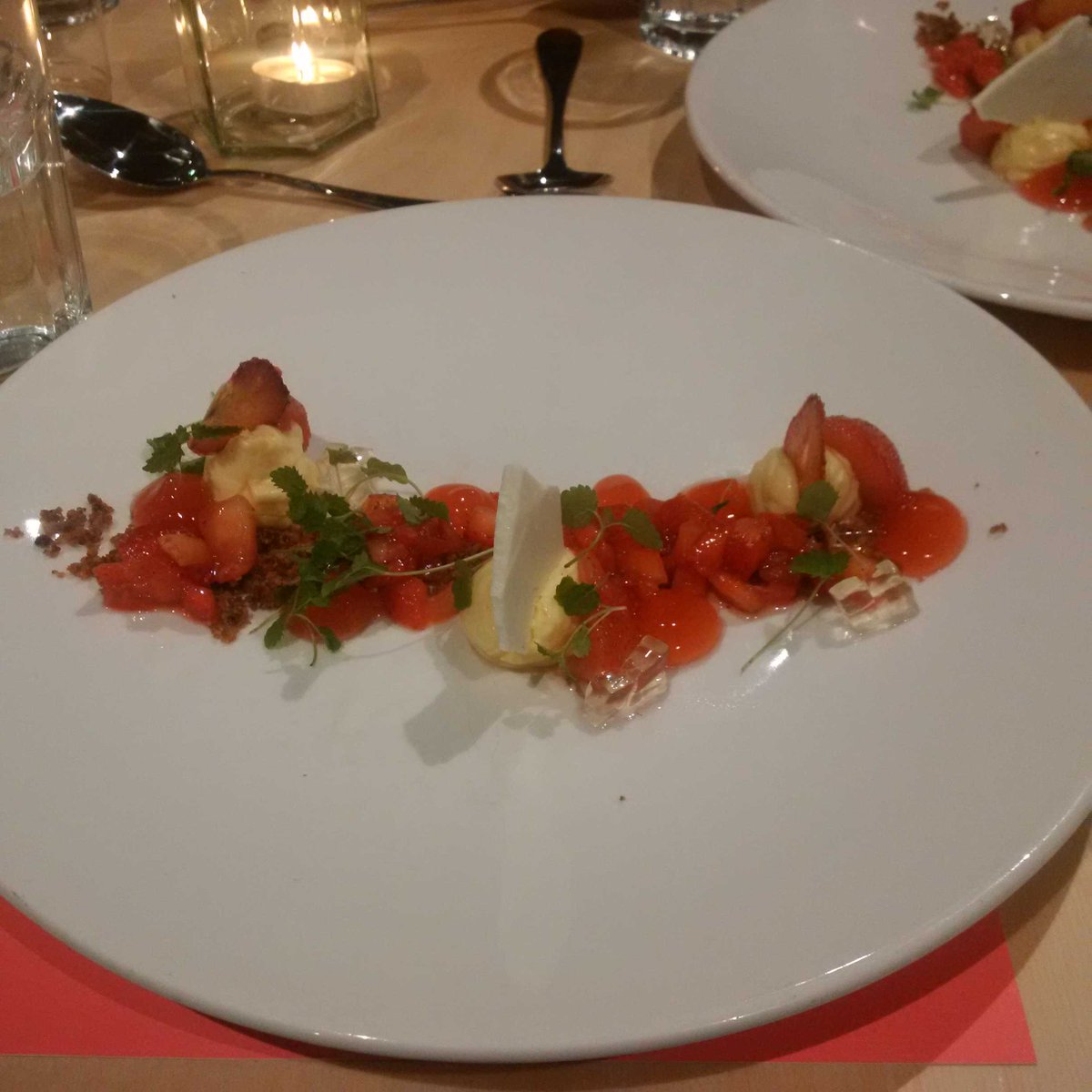 mcrkent's tweet photo. Our last course, courtesy of @steve_survival, almost too pretty to eat #greatererith https://t.co/njOABZez6M