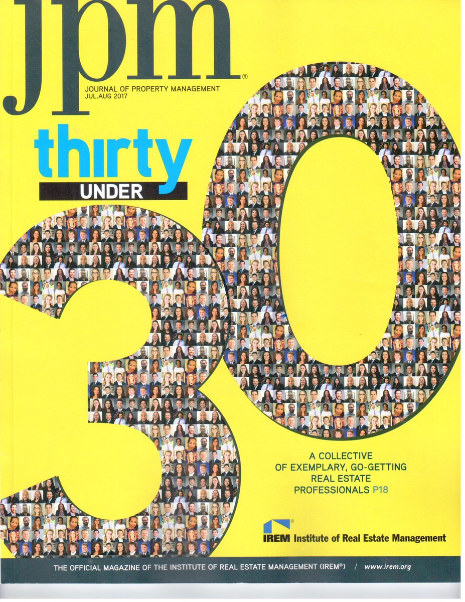 Congrats to TM's Noah Hale as a 30 under 30 recipient in the Journal of Property Management! #30Under30 #PropertyManagement #proud