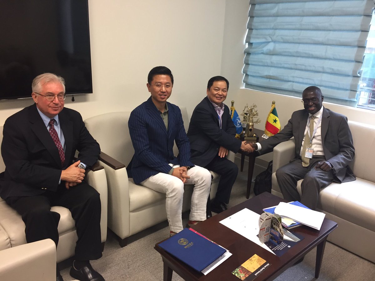 UN_WOGC's tweet photo. Visit H.E. Mr. Fode SECK, Ambassador, Permanent Representative Mission of the Republic of Senegal to the United Nations. https://t.co/ZBVZRhVScv