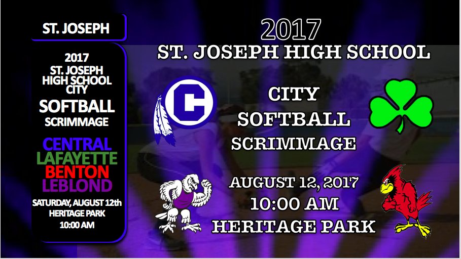 New Story: CITY SOFTBALL SCRIMMAGE AUGUST 12 gocentralindians.com/2017/08/11/cit…