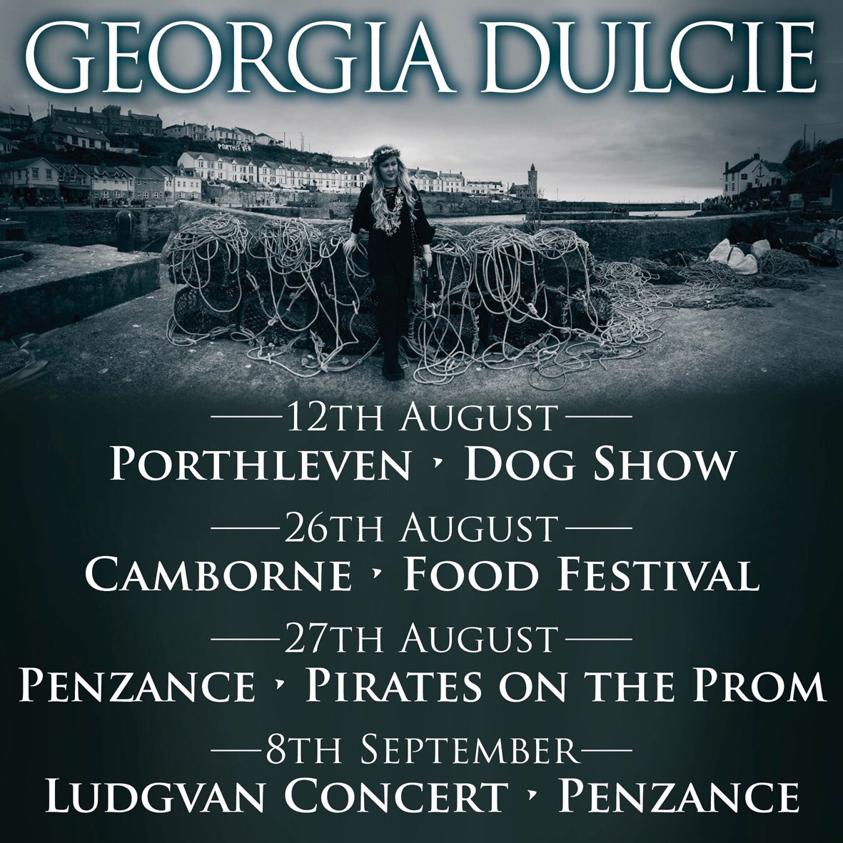 GeorgiaDulcie's tweet photo. Over the next four weeks, I will be performing locally between times and still waiting on confirmation of Lifeboat Day - Porthleven https://t.co/ILSd450aLl