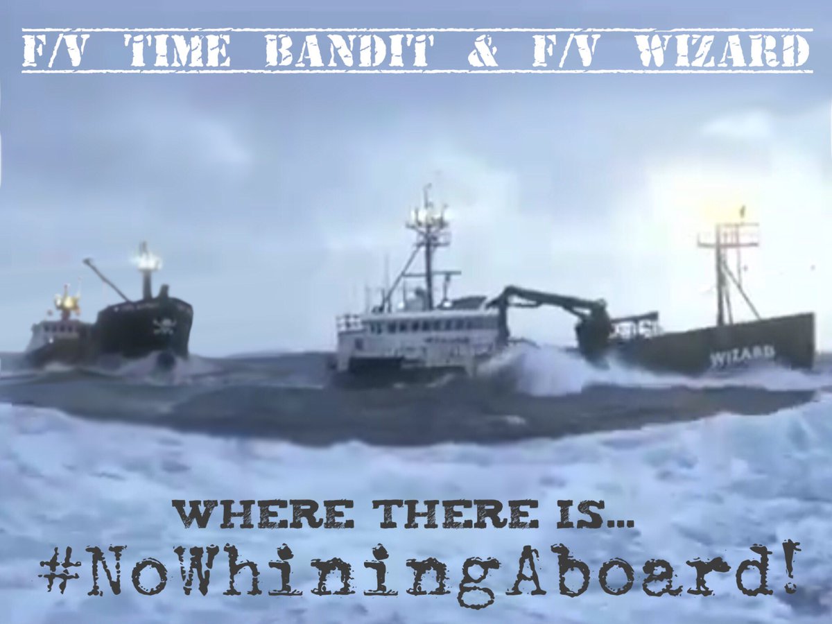 LVADone's tweet photo. Inspiring for 13 yrs My 2 favorite from @DeadliestCatch fleet = @crabwizard @FVTimeBandit #NoWhiningAboard! #TimeBandit #FVWizard #LVAD https://t.co/SYaYArK66H
