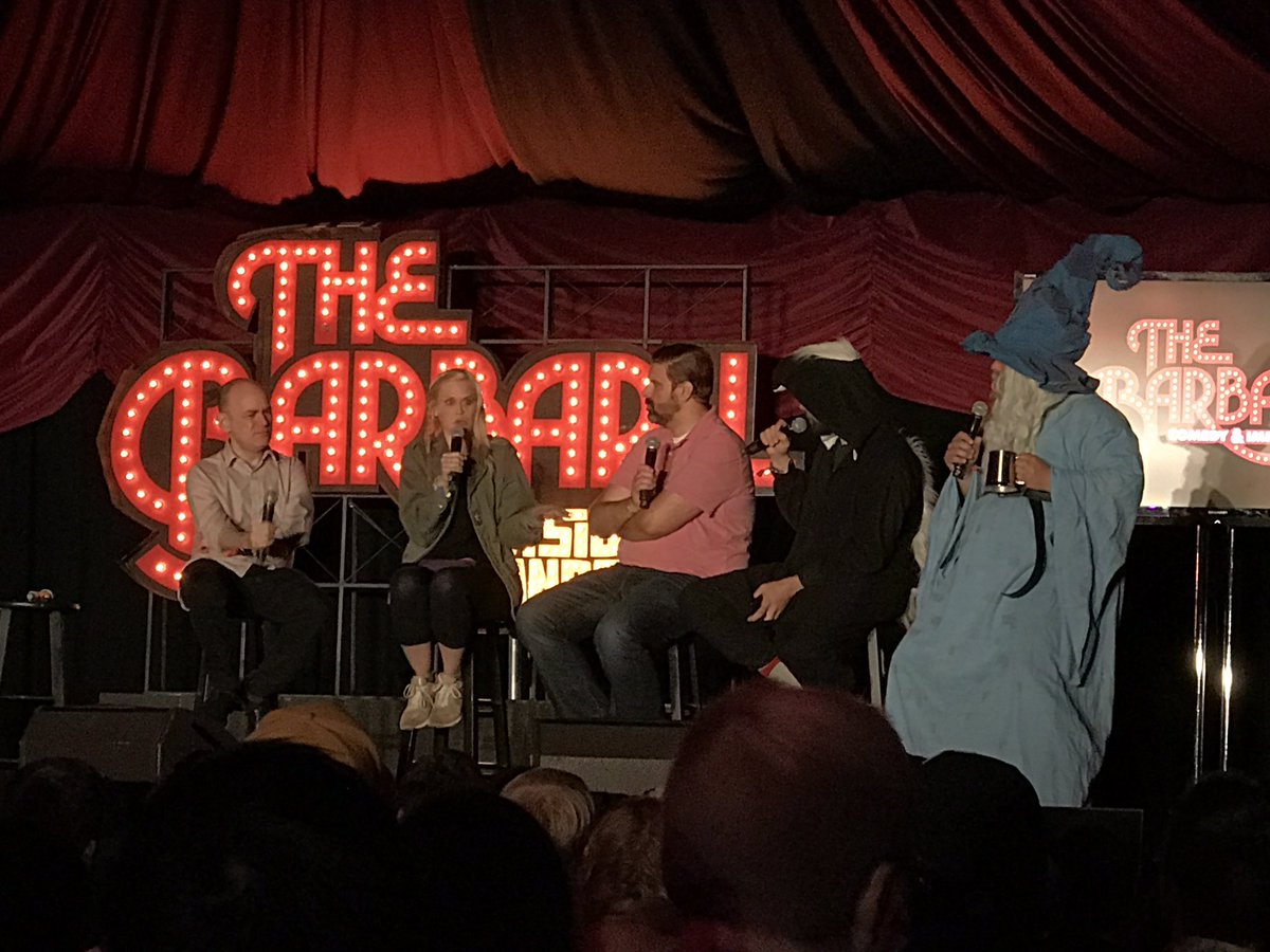 Seeing <a href="/MagicTavern/">Hello from the Magic Tavern</a> live at Outside Lands! Hilarious stuff!