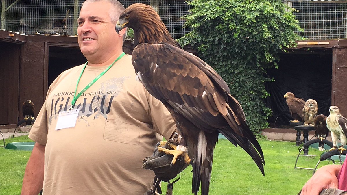 JuWalsh's tweet photo. Thanks so much to Robert and Andrew we've had an amazing day @CheshFalconry 😍 can't wait to come back 🤗@MSWRP https://t.co/NXQ5A2JTk3