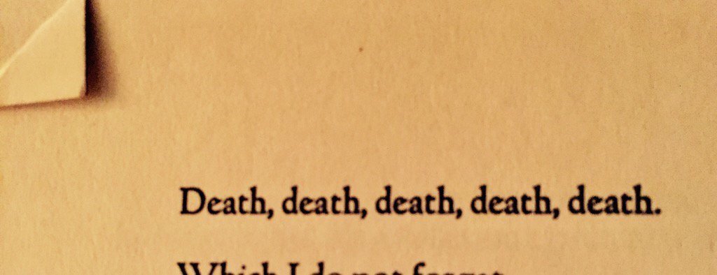 When the world's gone mad, friends, at least you can take comfort in poetry.

#leavesofgrass
#lesserquotedwhitman