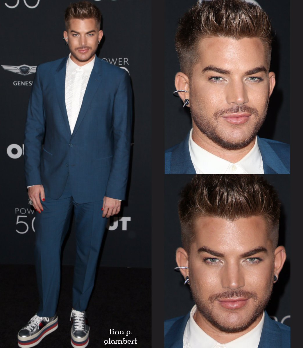 Our gorgeous boy #adamlambert #glamberts at <a href="/outmagazine/">Out Magazine</a> 's #POWER50 event! 😍❤️😘