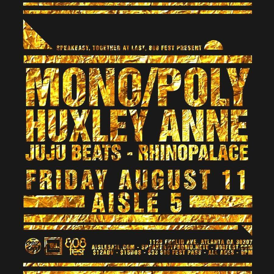 Talpresents's tweet image. Tonight in the ATL. 

Cc: @SpeakeasyPromo