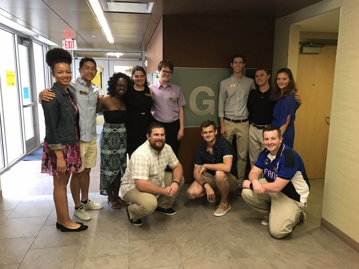 GillettHall's tweet photo. Gillett Staff excited for the End of Training Banquet #GofTheWeek! https://t.co/XLa2barAoS