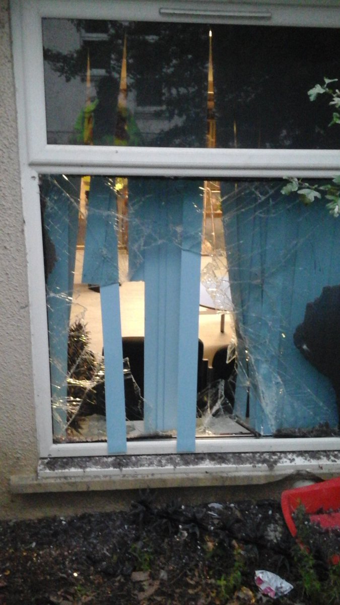 Disgraceful damage caused at Valley Primary School this evening. Any info please call 101 and quote PS-20170811-3672