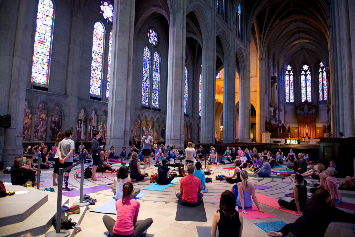 gracecathedral's tweet photo. Did you know? 100% of proceeds from #YogaforChange go to the Community Preschool. Tickets on sale at https://t.co/zBflc0D3hu #namaste https://t.co/sLz7ACw7Sq