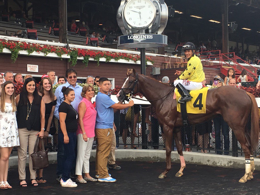 Saratoga's Terri Pompay gets the win with High Jingo