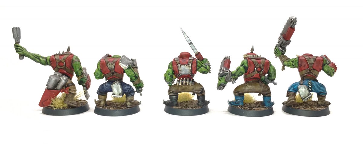 blazoncek's tweet photo. Orks! God damn Orks! They're done. 😜 #New40k #orks #shadowwararmageddon https://t.co/Ev7YuI0HjU