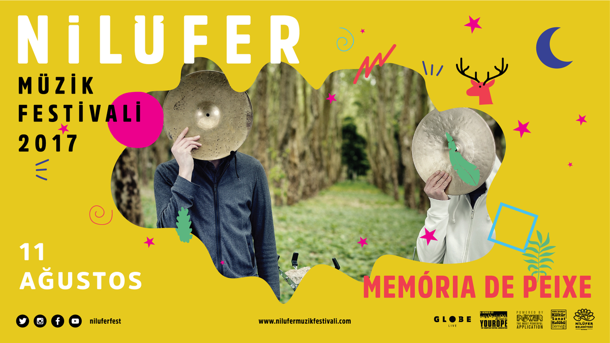 memoriapeixe's tweet photo. #NilueferFest here we go! Excited to play in Turkey for the first time. See you there in 11 August! https://t.co/6iukSPQlzj #memoriadepeixe https://t.co/VkRRC8pJtt