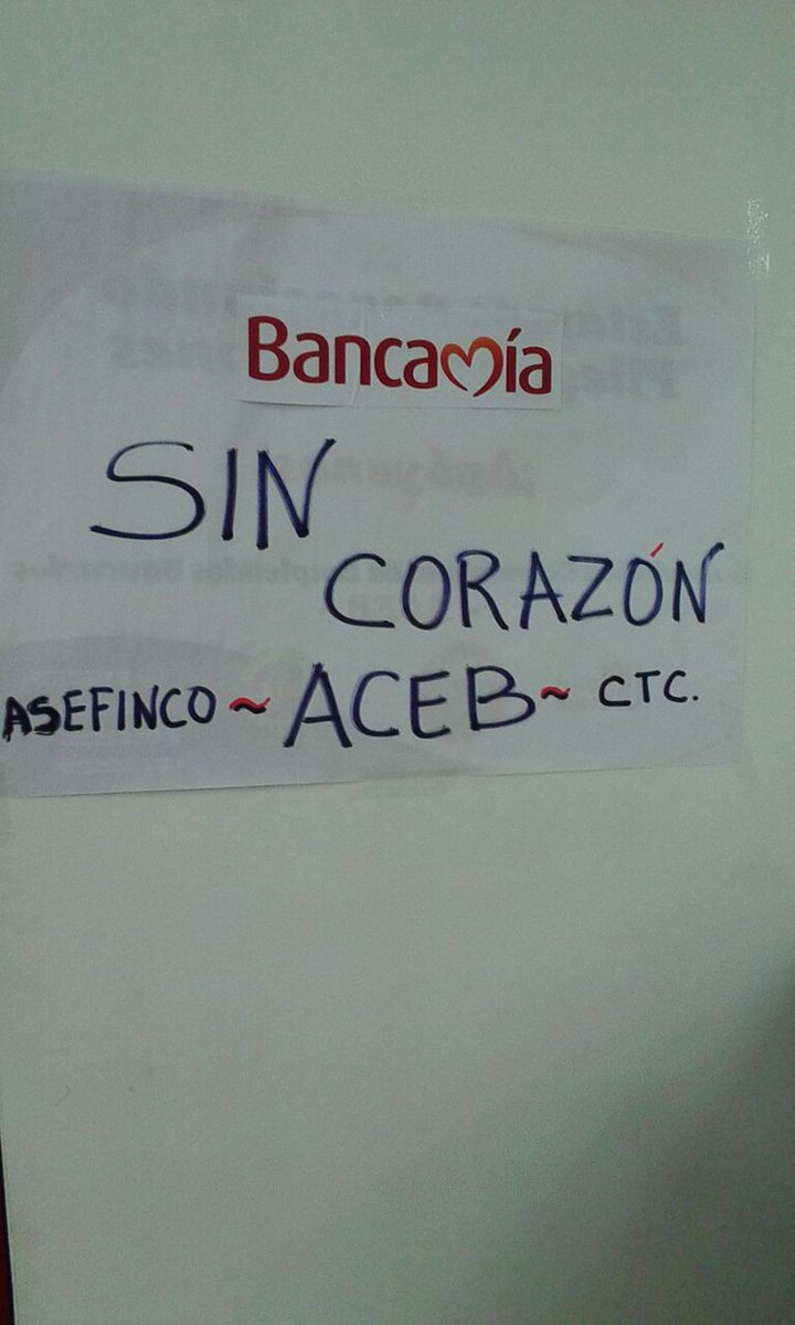 ncarolina11's tweet photo. #PorNuestrosDerechosEnBancamia viva el justo pliego de peticiones
@BancamiaOficial @AsefincoB @acebnacional @usofrenteobrero @ENSColombia https://t.co/kR4X8xHVDv
