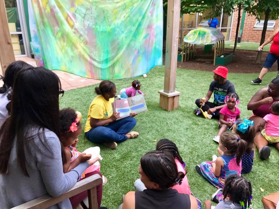 VOCEL's story time under the sun. #BooksLoverDay #VOCELkids