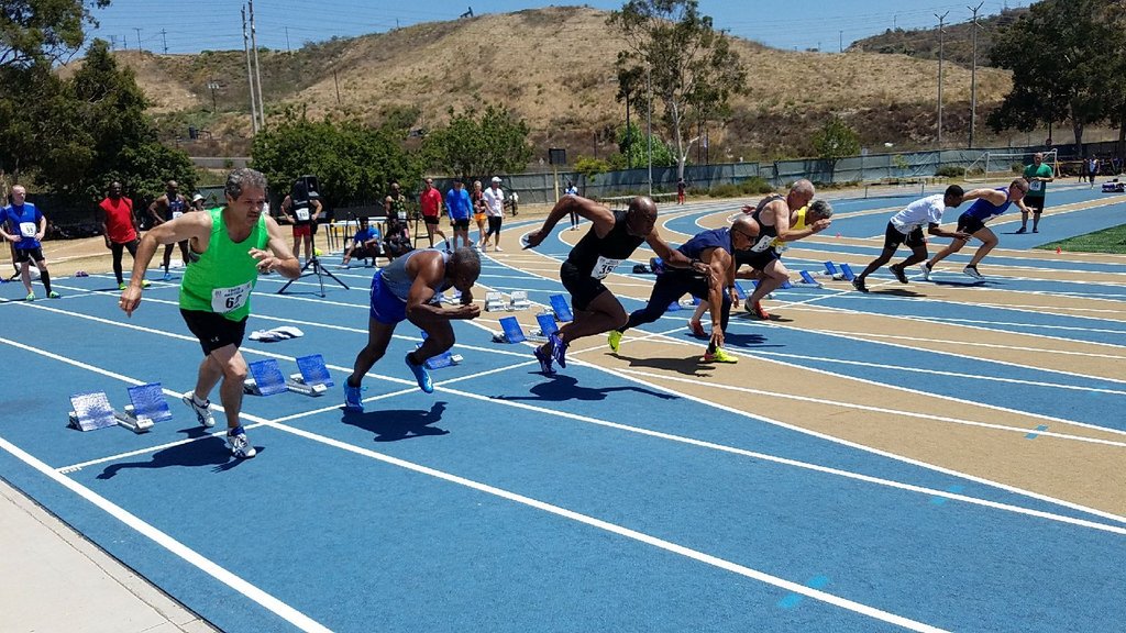 #LA17WPFG Men's 100 Meter #WestLACollege #WhereHeroesPlay