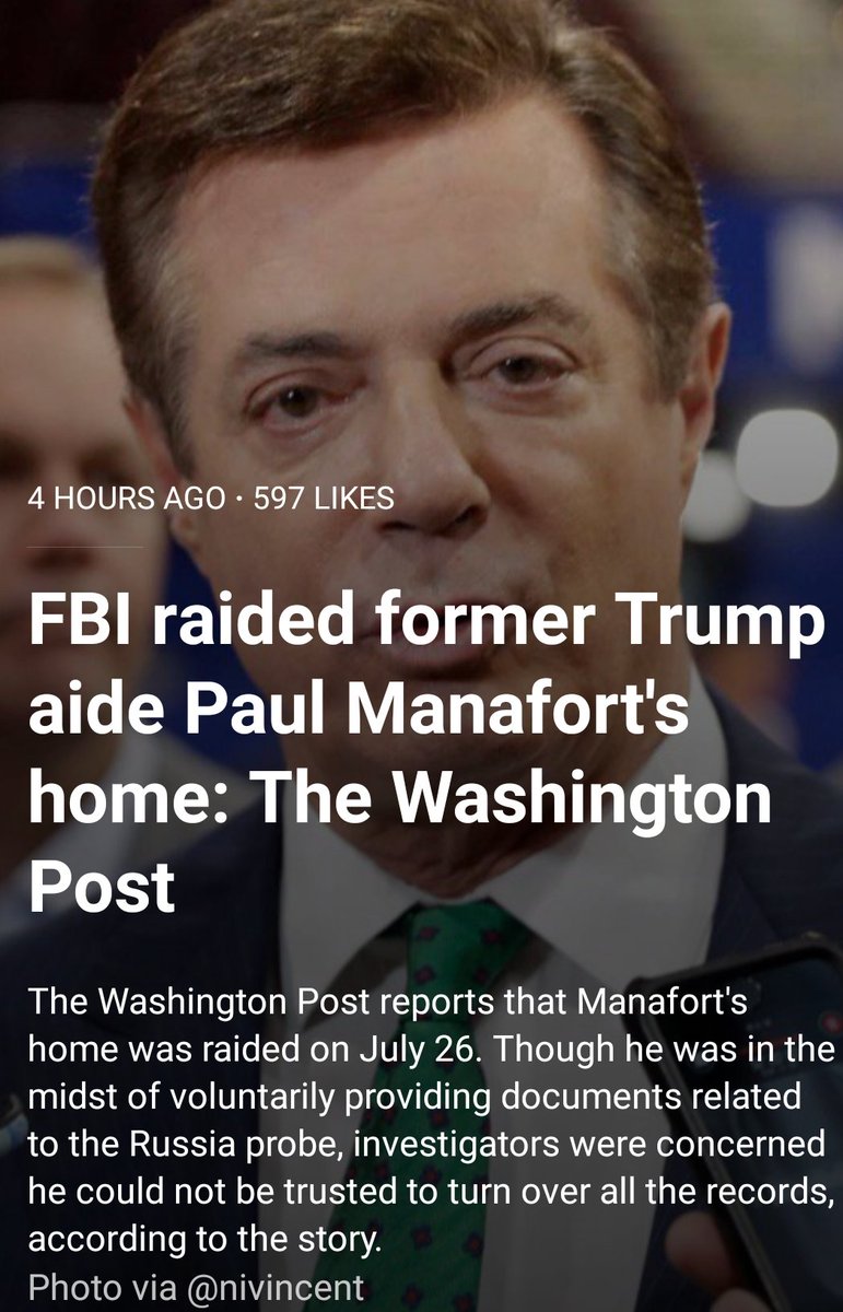 Unfilteredboss1's tweet photo. Paul Manafort had his house raided? Has Debbie Wasserman Schueltz had her house raided yet 4 working w/Muslim Brotherhood?

#WednesdayWisdom https://t.co/UxRM6XUOBd