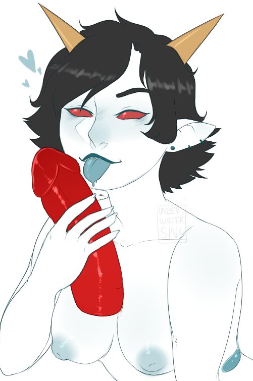 "MMM~ 1 C4N'T W41T TO SHOV3 TH1S UP MY NOOK~"