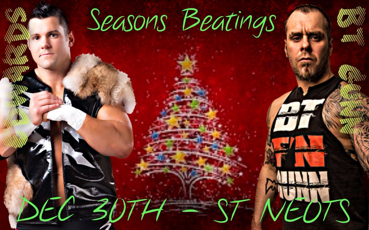 MarkingOutMan's tweet image. BREAKING : @SouthsideWE announce huge Christmas present in Aug, @bt_gunn v @TheEddieEdwards on the 30th Dec in St Neots #seasonsbeatings
