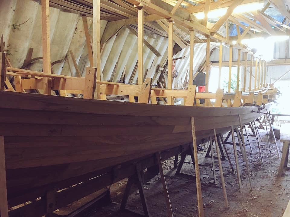 Say hello to out new #gig. Coming to a race near you in 2018. Our 4th from legendary local #Looe builder Dave Currah. #gigrowing