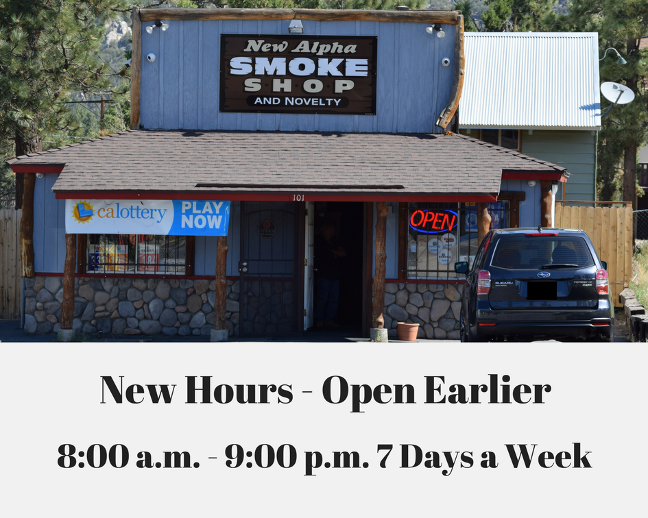 We are open earlier now! Our New Hours - 8:00 a.m. - 9:00 p.m.
7 Days a Week