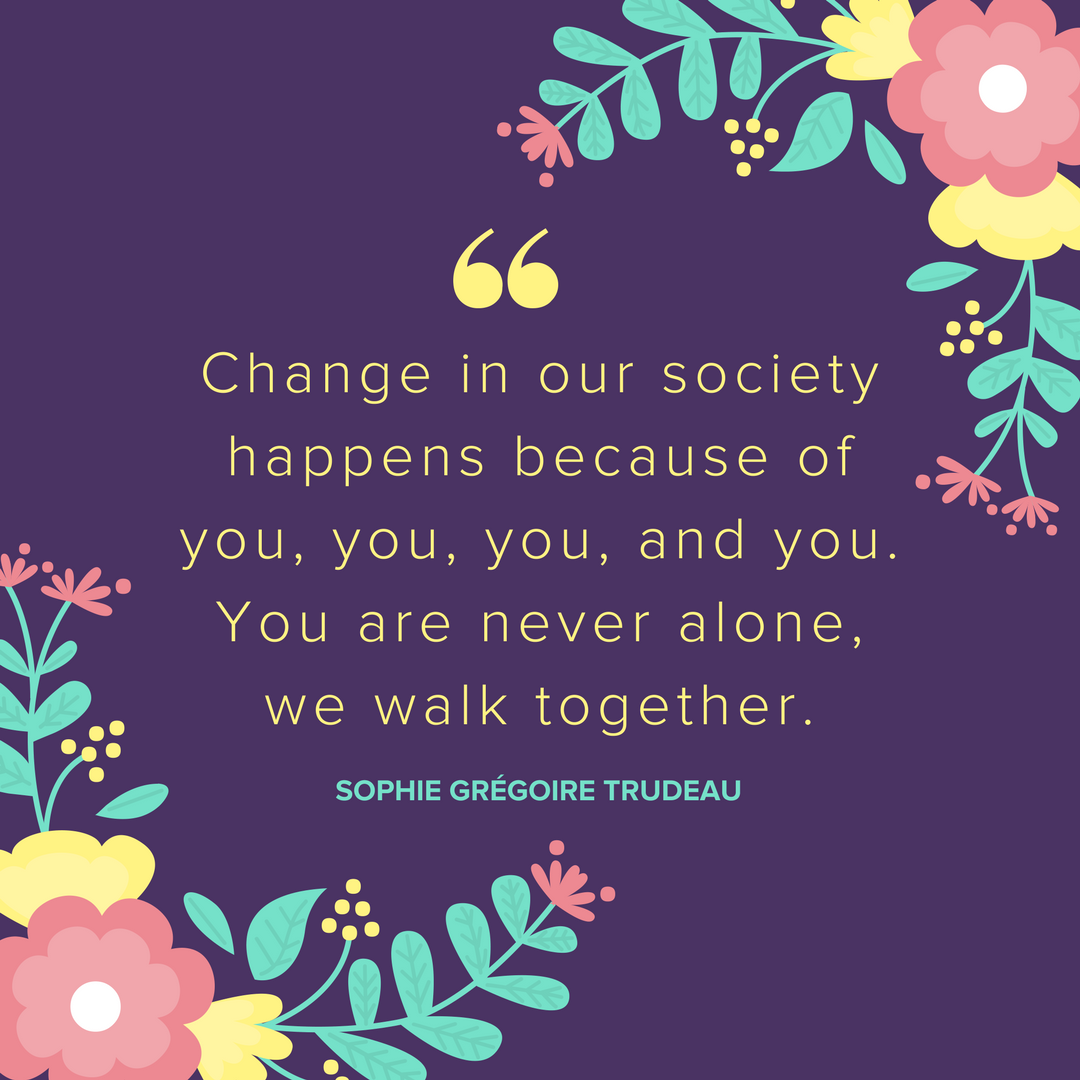 GirlUp's tweet photo. #WednesdayWisdom: You're never alone! We are with you https://t.co/ViuiY4yktr