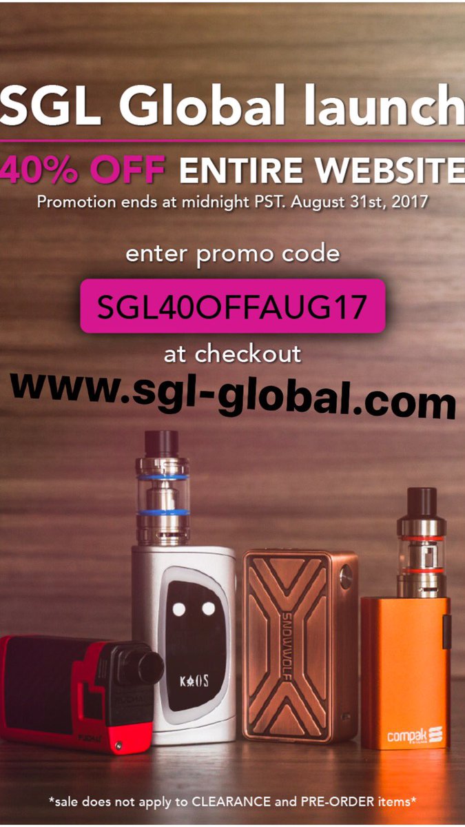 sigeleiusa's tweet photo. Don't miss out! #sigelei #vape #starterkit #launchsale #grandopening #40off #massivevapesale #vapesale #discounts #quitsmoking https://t.co/nJzQWkaEqp