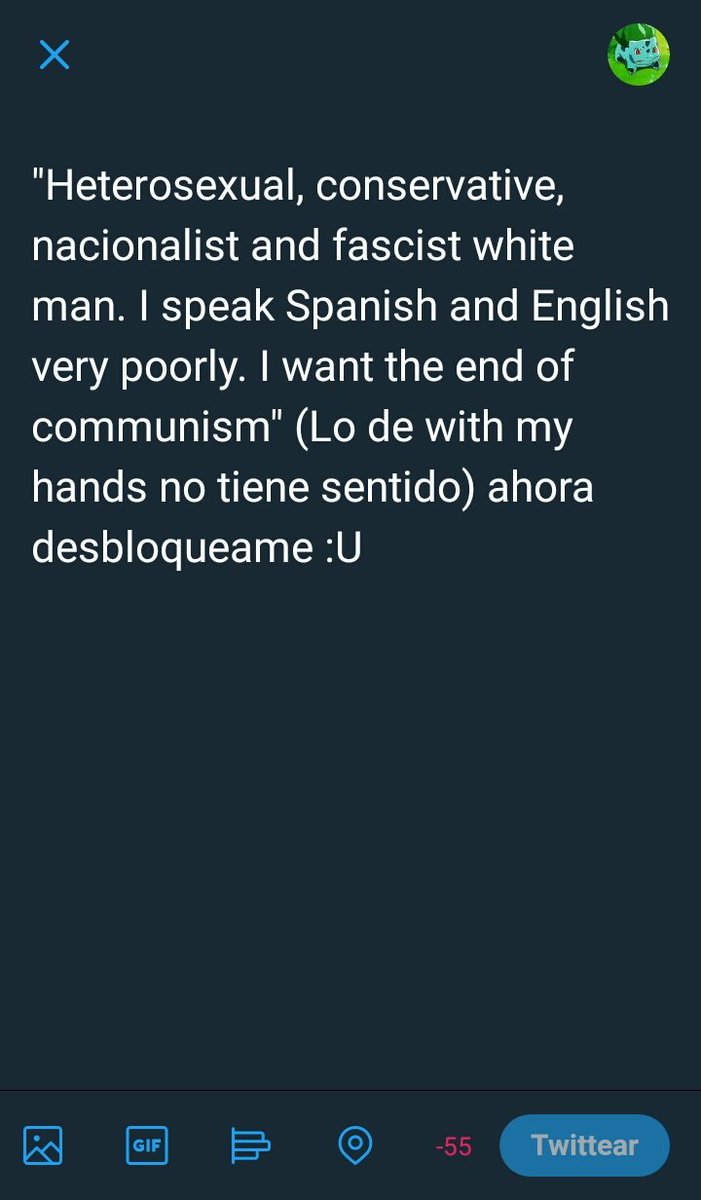 Doomentioo's tweet photo. Hey @EdSaysThings_ correción de tu bio por parte de alguien que sí sabe inglés @PericoMaster quítale el block y agradécele. https://t.co/CMFQFwxZj9