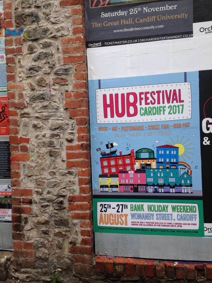 HUBFestCardiff's tweet photo. Tomorrow we're posting up loads more acts playing HUB, along with who's playing on each day and stage so far!
It's getting closer!🎉 https://t.co/KLrxI65NzI