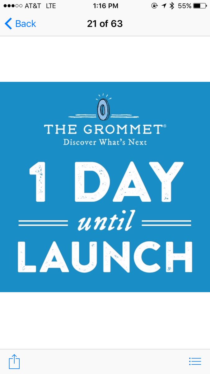 Tomorrow is launch day! <a href="/meoriusa/">meori</a> and <a href="/TheGrommet/">Grommet</a>