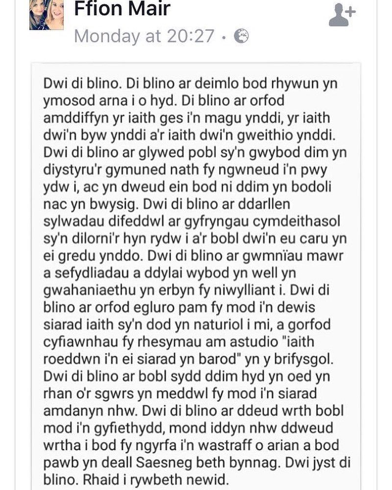 Bolycs Cymraeg 🏴󠁧󠁢󠁷󠁬󠁳󠁿 tweet media