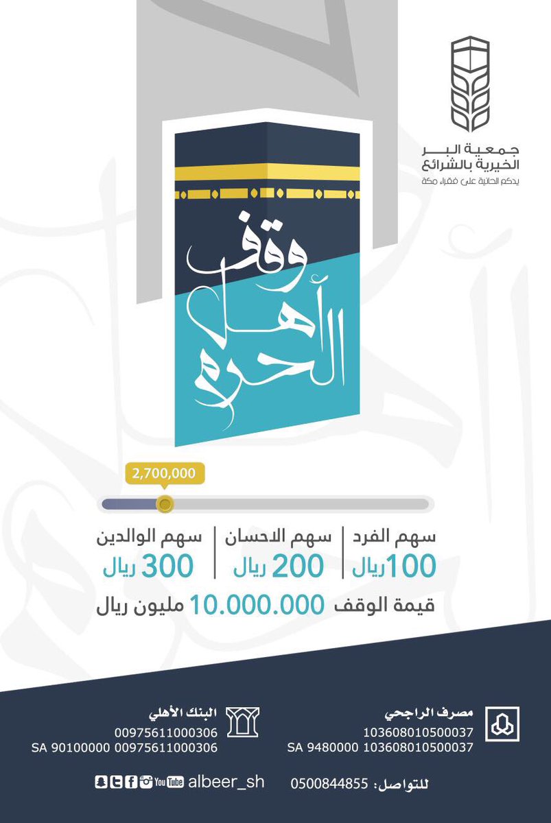 albeer_sh's tweet photo. طريقة المساهمة في #وقف_أهل_الحرم عبر تطبيق مصرف الراجحي بكل سهولة🕋 https://t.co/34ANY9luLx