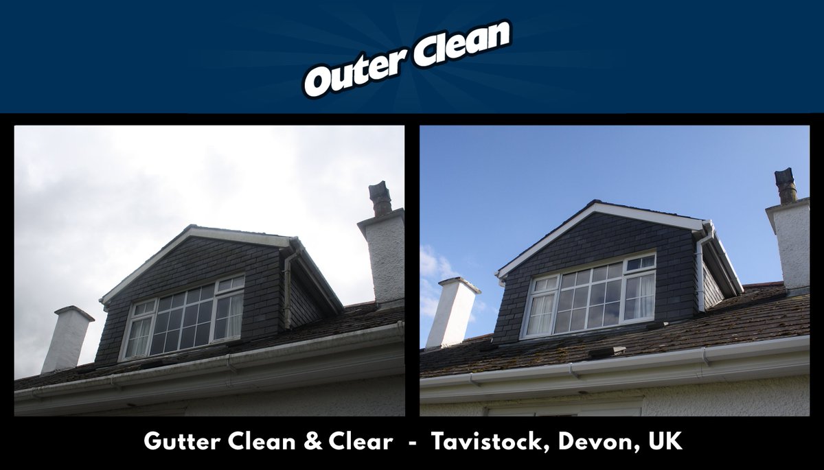 OuterCleanUK's tweet photo. @OuterCleanUK - Gutter Clean &amp; Clear - Tavistock, Devon, UK https://t.co/EDSjigTwhi
