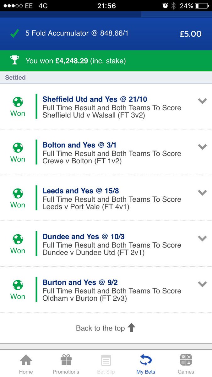 SkyBet's tweet photo. 😮 What. A. Bet.

🙌 Take a bow, @R33JKO. #bettingbetter https://t.co/A1Lsb0kotb