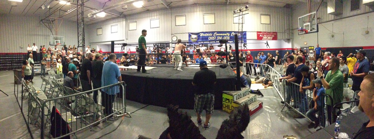 DWOwrestling's tweet image. Our crowds are getting bigger and louder...#DWOwrestling is taking over NM! Thanks for this past Saturday night, ABQ!