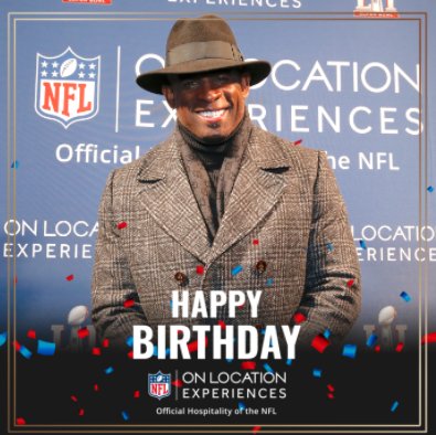 Happy Birthday to Deion Sanders! 